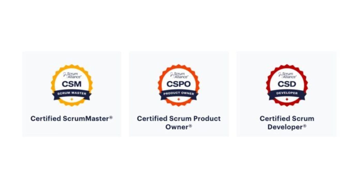 Zertifikate Scrum Master, Scrum Product Owner, Scrum Developer